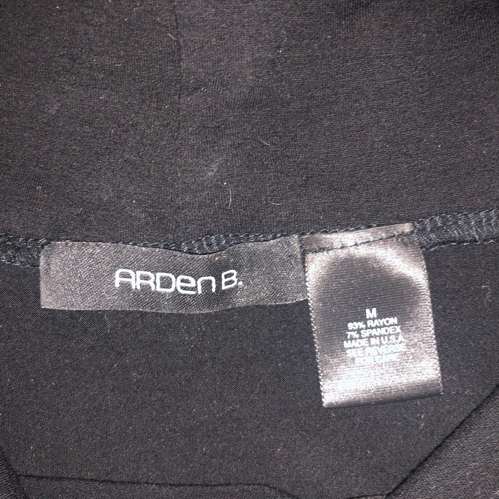Black Arden B. Top with 3/4 Sleeves - Size M (EUC) - Picture 5 of 7